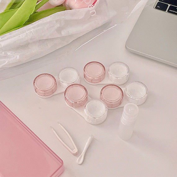 4-in-1 Tinted Transparent Contact Lens Storage Case - Image 4