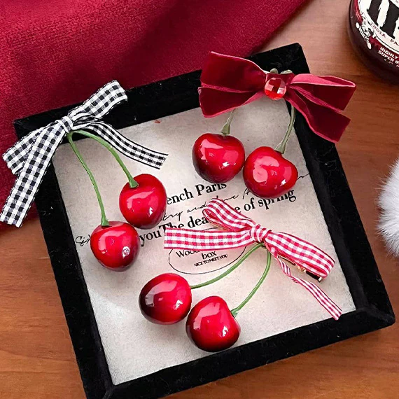 Cherry Bombshell Hair Clip