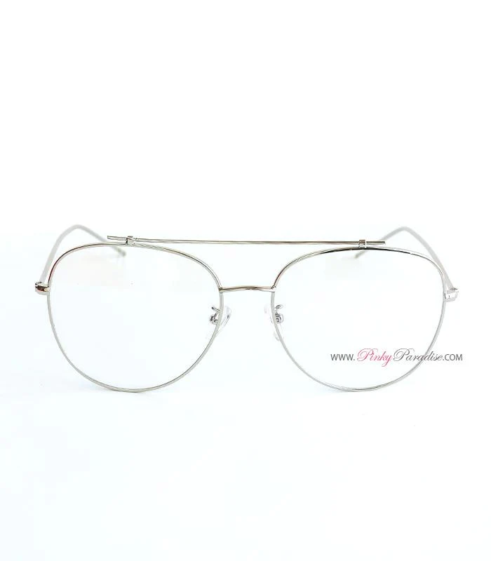 Clear Aviator Glasses - Image 4