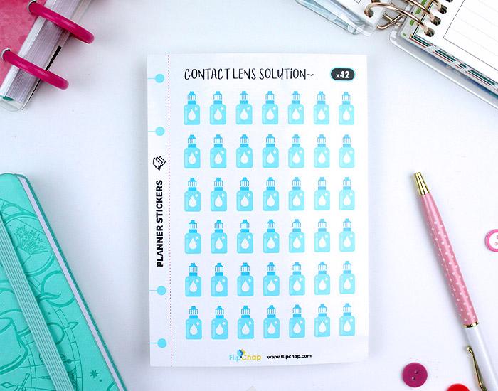 Contact Lens Solution Stickers - Image 2