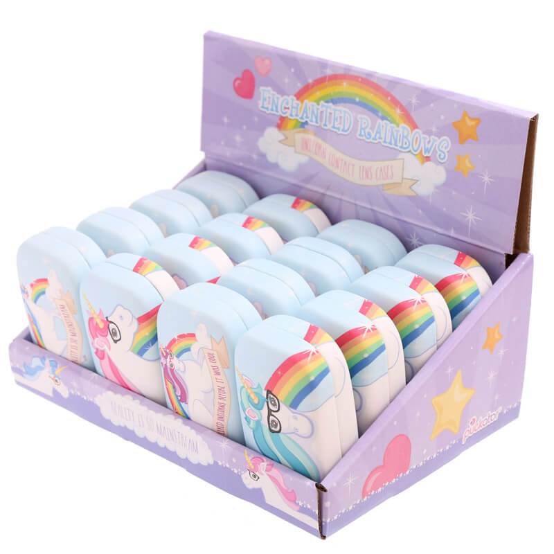 Enchanted Rainbow Unicorn Contact Lens Case - Image 3