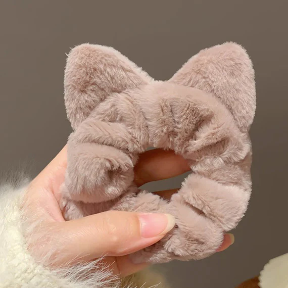 Fluffy Cat Ears Scrunchie - Image 10