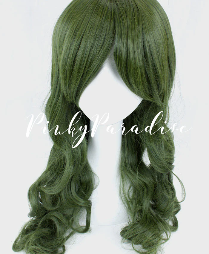 Forest Green Long Wavy 65cm - Image 2