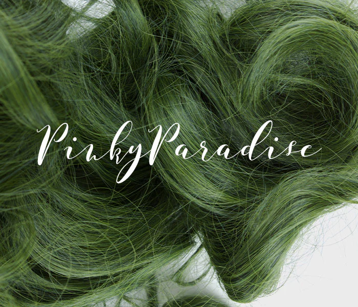 Forest Green Long Wavy 65cm - Image 4