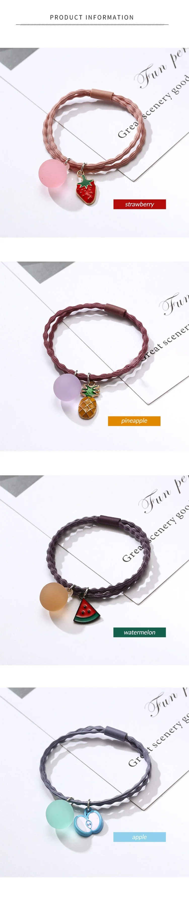 Fruit Charm Hair Tie - Image 3