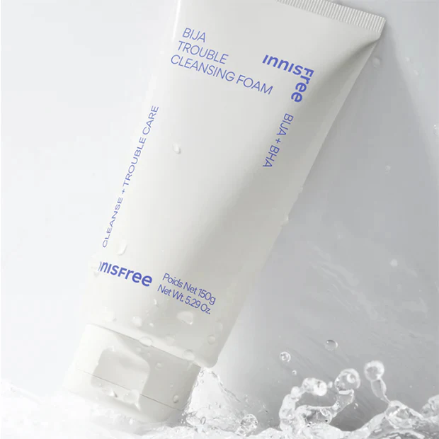 Innisfree Bija Trouble Cleansing Foam - Image 2