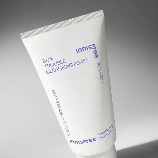 Innisfree Bija Trouble Cleansing Foam - Image 5