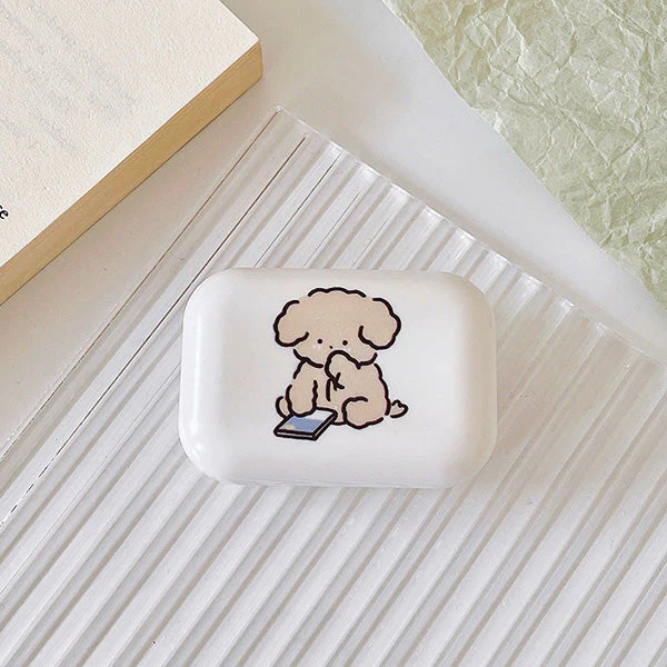 Lovely Korean Puppy Travel Lens Case - Image 6