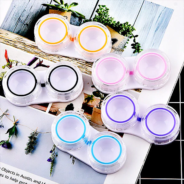 Mini Transparent Contact Lens Storage Case - Image 3