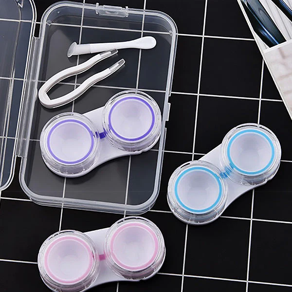 Mini Transparent Contact Lens Storage Case - Image 7