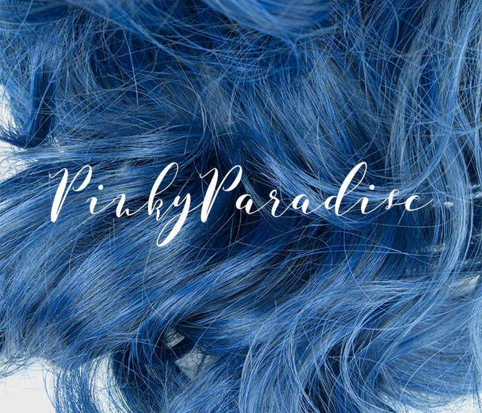 Navy Blue Wavy 65cm - Image 4