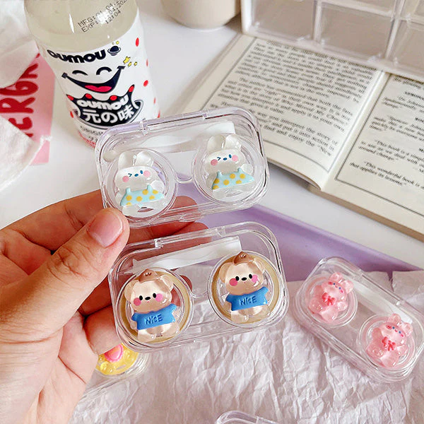 Pastel Gummy Mini Transparent Travel Lens Case - Image 4