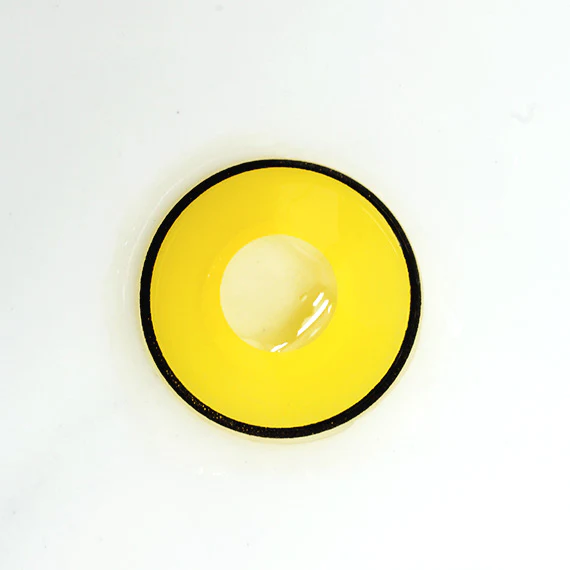 Princess Pinky Yellow Mad Hatter Mini Sclera - Image 2