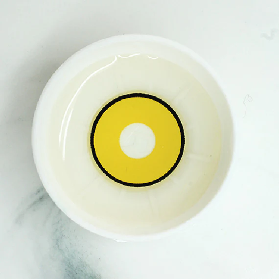 Princess Pinky Yellow Mad Hatter Mini Sclera - Image 3