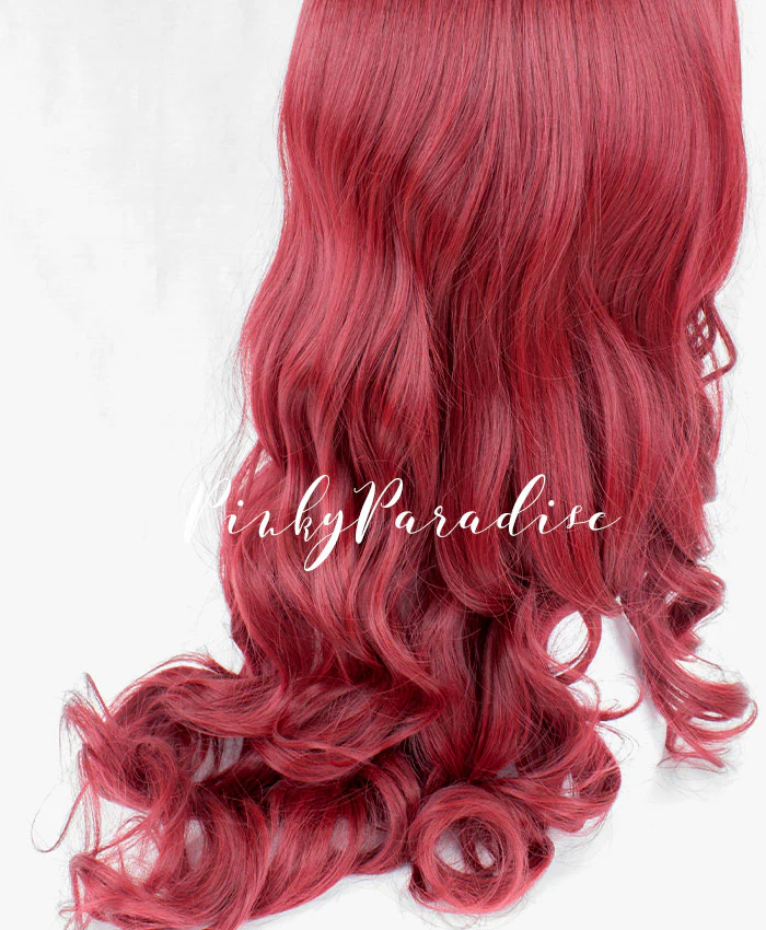 Red Velvet Long Wavy 65cm - Image 3