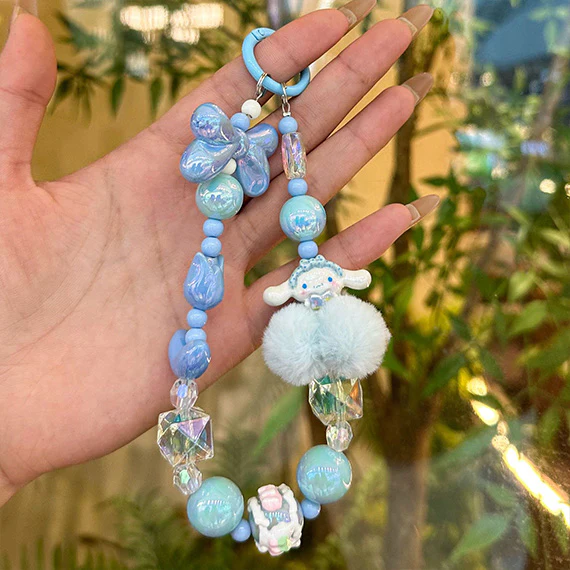 Sanrio Beaded Charm Phone Wrist Strap - Image 8