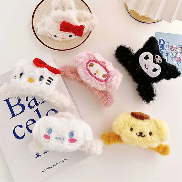 Sanrio Fluffy Hair Claw - Image 6