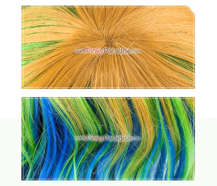 Tri Tone Golden Blonde Long Wavy 80cm - Image 4