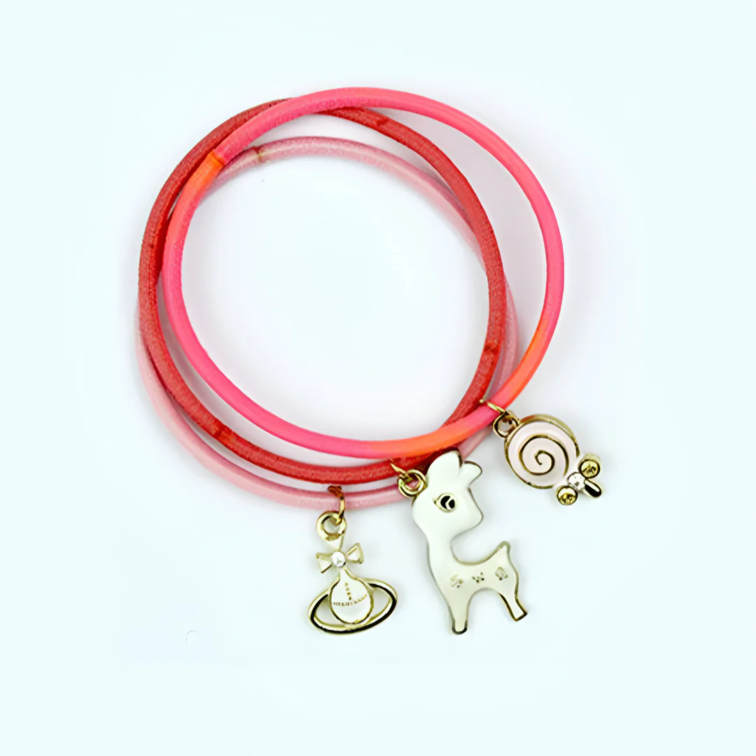 Triple Wrap Charm Hair Tie - Image 6