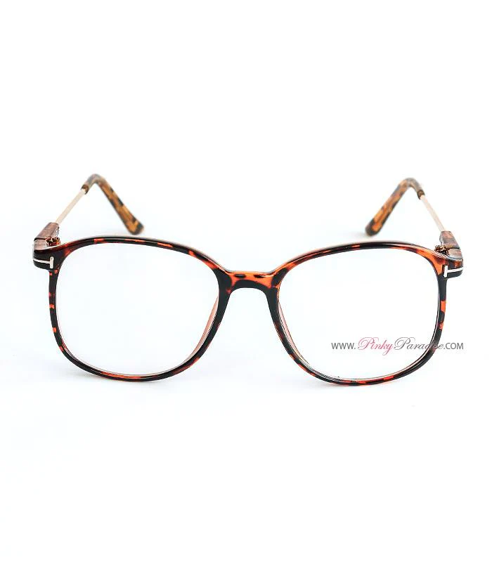 Vintage Leopard Frame Glasses - Image 2