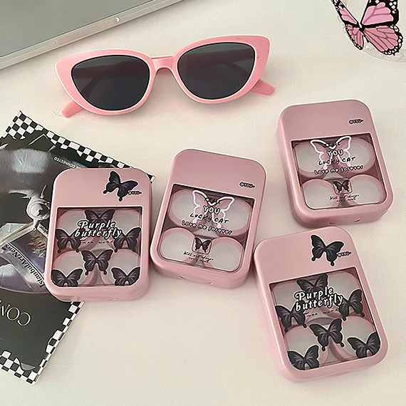 Y2K Butterfly Storage Lens Case