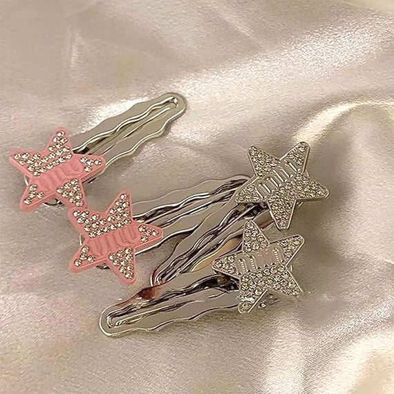 Y2K Rhinestone Star Hair Clip - Image 2
